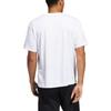 Adidas Alphabet Logo Print Short Sleeve T-Shirt Men Tops White HC4456