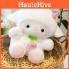Sheep Pile Long Plush Toy Gift With Cherry Decor For Sleep And Decor Room