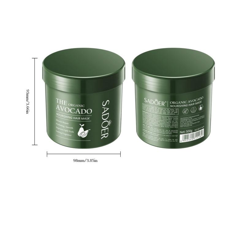 Avocado Smooth Nourishing Hair Mask Magische Haarmaske 5 Sekunden, um Frizz zu reparieren und das Haar weich und geschmeidig zu machen Tiefenreparatur Keratin-Conditioner Haarpflege