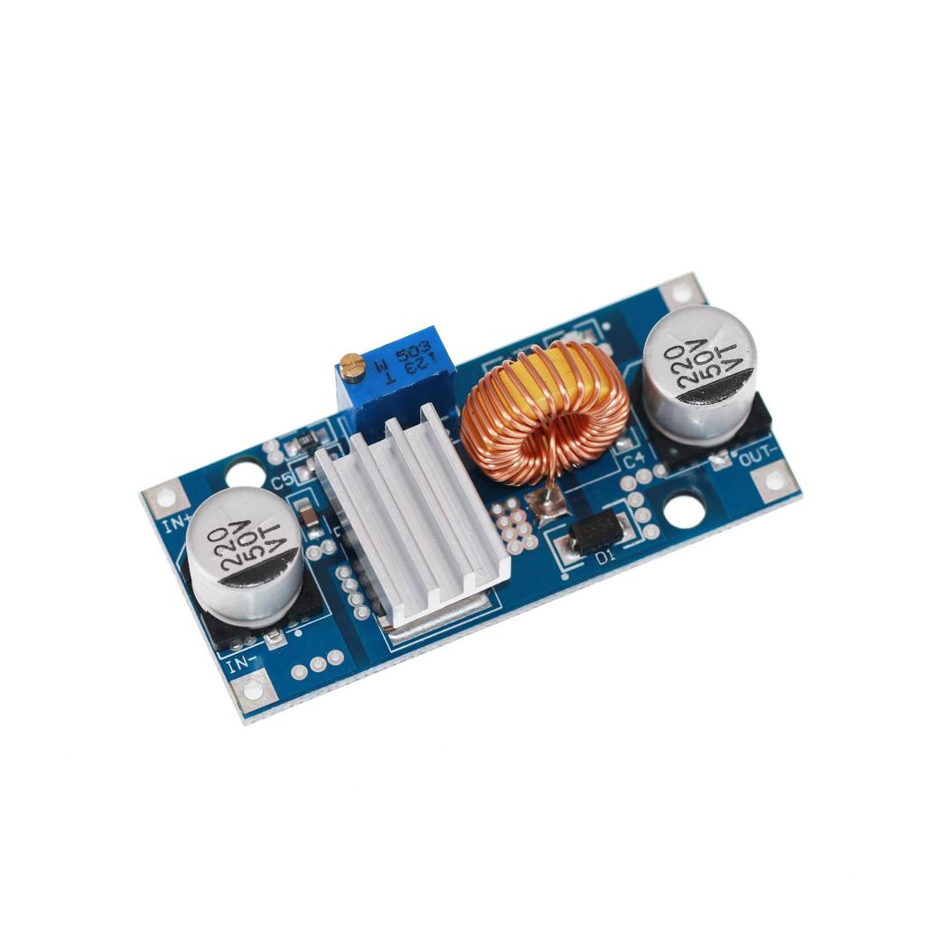 XL4015E 5A 4-38V High-Efficiency DC-DC Adjustable Buck Module with Low Ripple, Surpassing 2596.