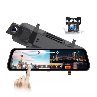 10 Zoll Stream Media Auto DVR Recorder 1080P Dual-Objektiv HD Black Box Vollbild-Touch-Kamera Dashcam für Autos mit Nachtsicht