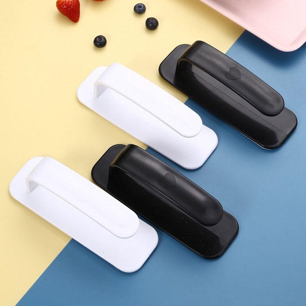 New ABS Door Handle Hardware Self-Adhesive Door Knob Multifunctional Punch-free Door Handlebar Kitchen