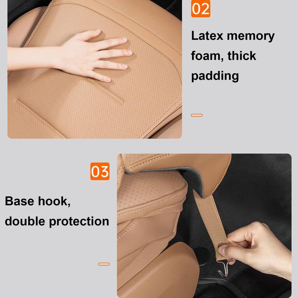 Car Seat Extender Car Cushion Seat Leg Support Ergonomic Pillow Chair Pads For Travel Home Truck Sedan SUV RV Road Trip Long