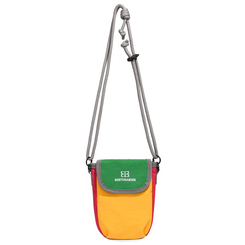 Contrast Shoulder Bag Commuter Small Square Bag Lightweight Mobile Phone Bag