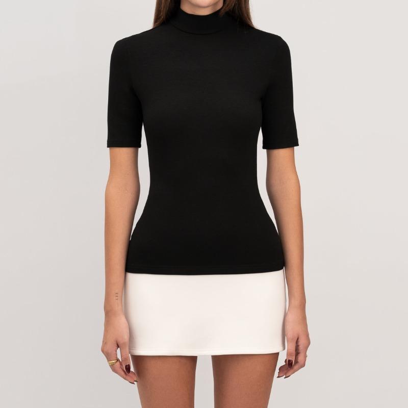 Rochie mini de culoare contrastantă, sexy, cu gât înalt, cu mânecă scurtă, rochie mozaică, club de petrecere, rochie mini subțire Y2k