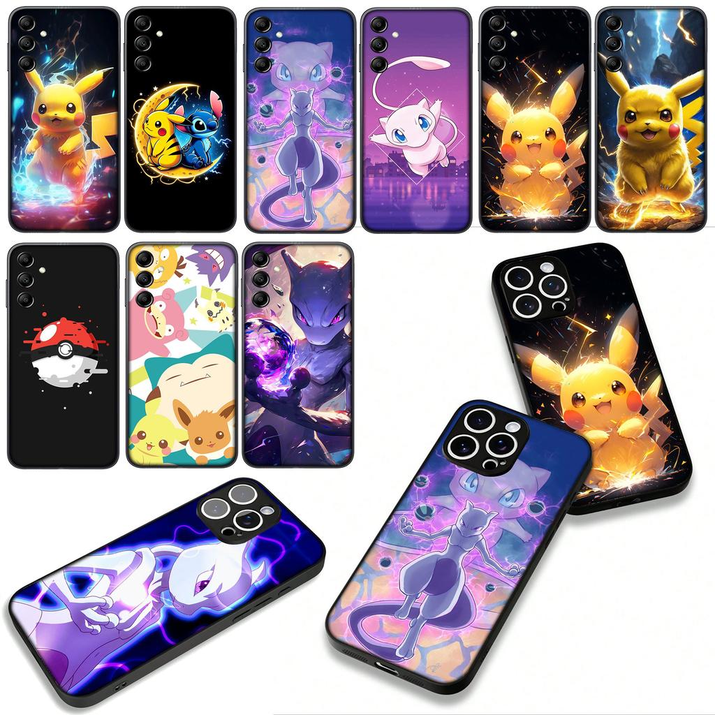 Cover for Huawei P30 P20 P10 Mate 10 20 Pro Lite Y9A Y8S P Smart Y7 Y9 Prime Y6 Phone Case Mewtwo P-Pokemons Mew P-Pikachus