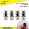 Övervakningsventilkapslar för däck - NOBRAND - 4-pack - Tryckindikator - 23x10 mm - Kompatibel med bil och motorcykel