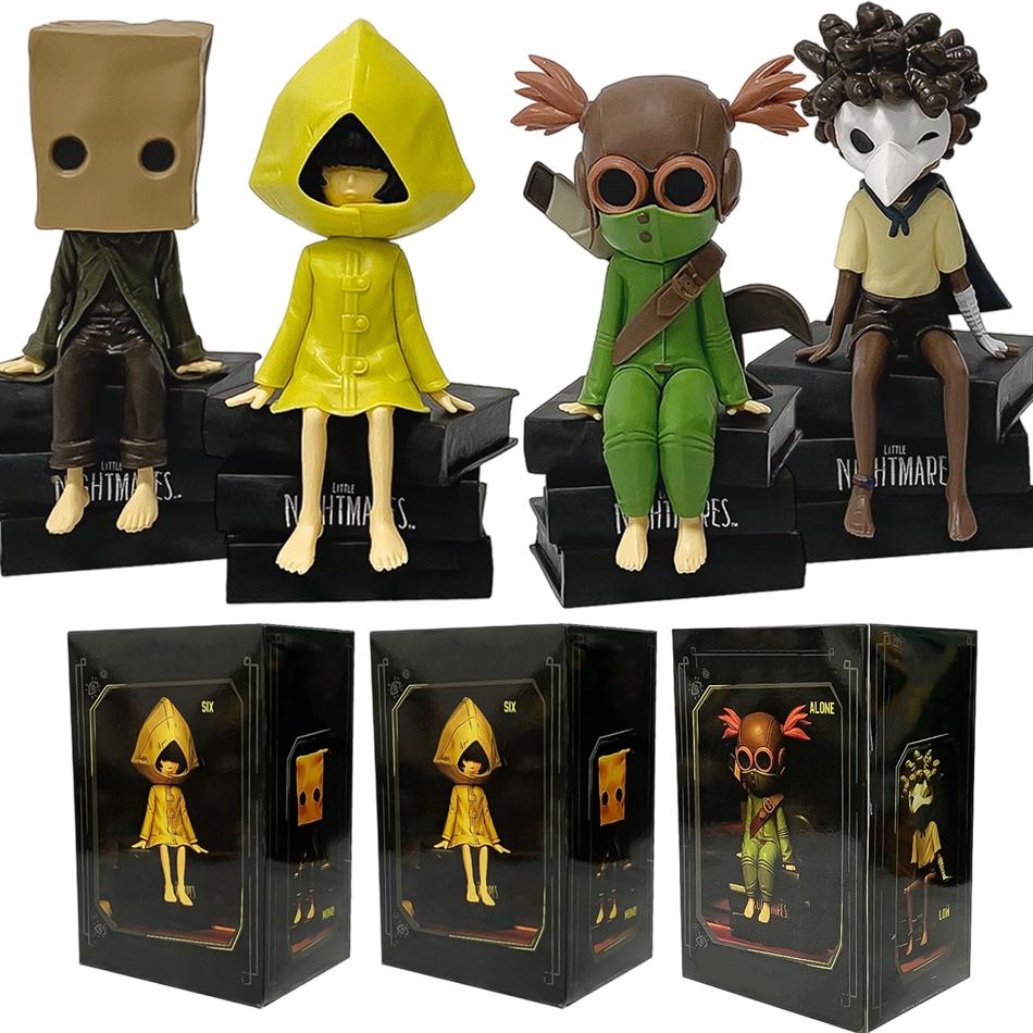 Little Nightmares Figurka Six/Mono/Leon Żółty Płaszcz Przeciwdeszczowy Anime Gra Figurka Akcji Model Kolekcjonerski Zabawka PVC Akcja Dla dorosłych Prezenty