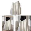 Lightweight Cotton Blend Aline Skirt With Color Blocking For Urban Office Wear