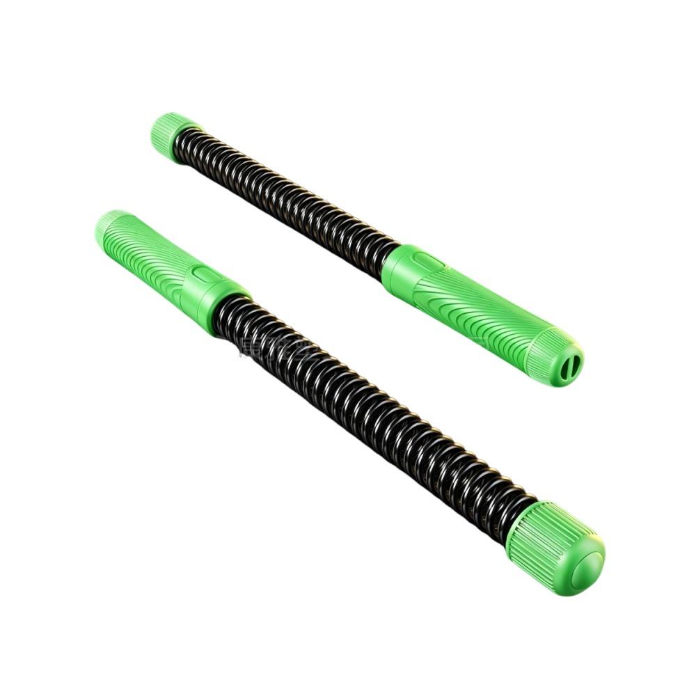 2pcs Non Slip Handle Cordless Battle Rope Ergonomic Grip Ropeless Arm Exerciser Strength Training зелёный