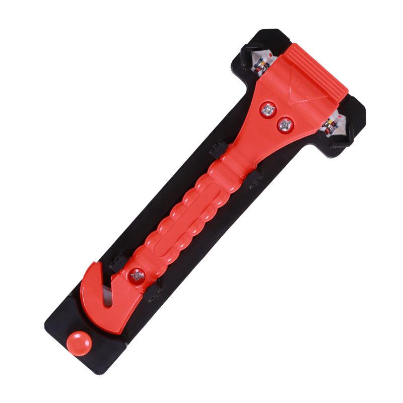 Multifunctional Emergency Car Safety Hammer with Window Breaker and Seatbelt Cutter