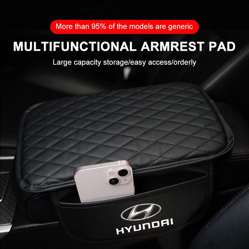 1Pcs Leather Car Armrest Mat Tissue Boxes Height Pad Armrest Box For Hyundai Mistra Lafesta Elantra Accent IX35 I20 I30 Azera Sonata