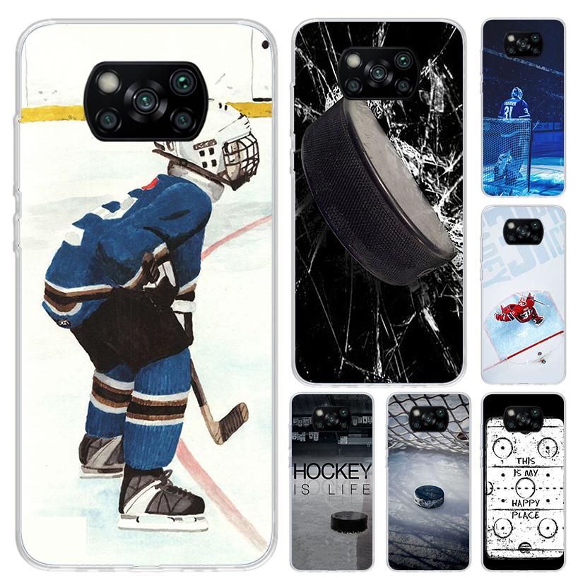 Ice Hockey Rink Sport Phone Case for Xiaomi Poco X7 X6 X5 X4 X3 Nfc F7 Ultra F6 F5 Pro F4 GT F3 M6 M5S M4 M3 Soft Print Shell X7