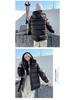 2023 Women's Autumn/Winter Korean-Style Hooded Down Cotton Coat - Small Size, Loose-Fit, Thick, Cotton-Padded Jacket
