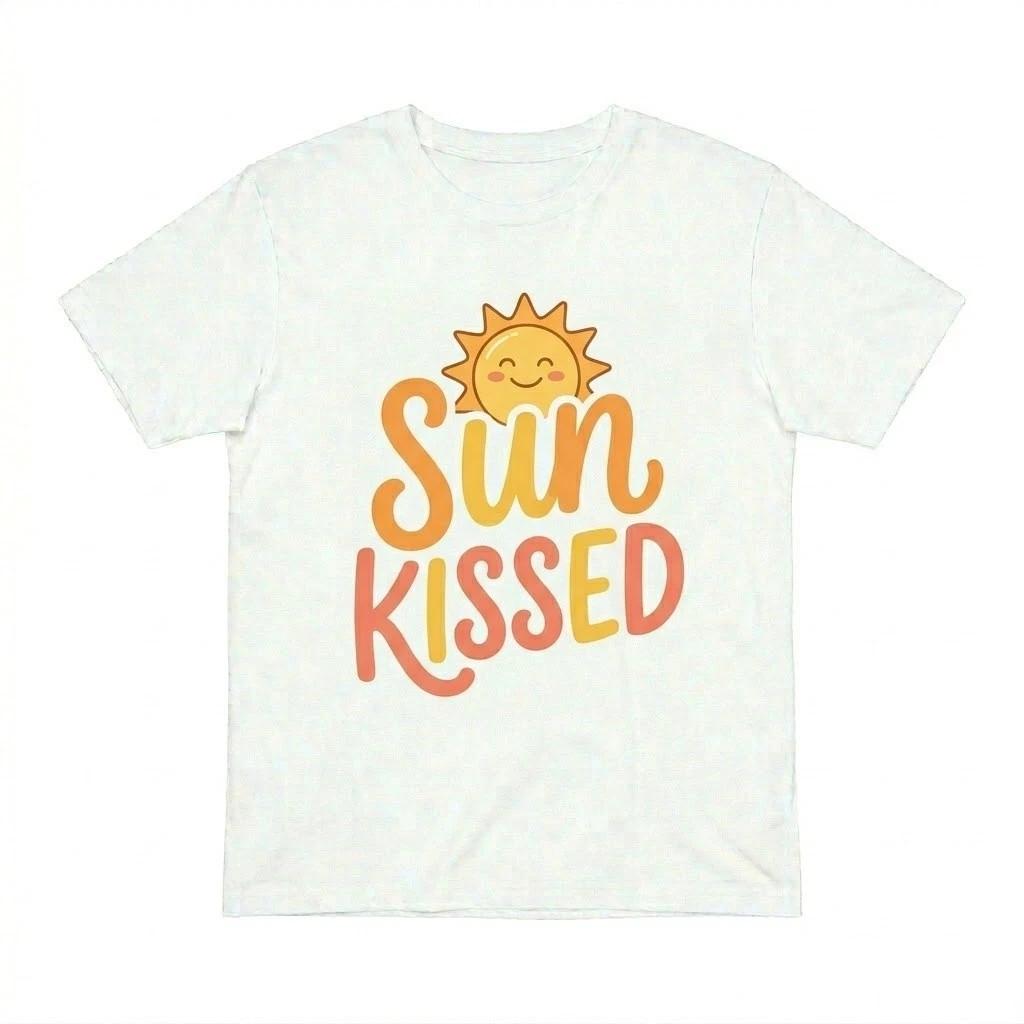 Sun Kissed Shirt - Retro Summer Graphic T-Shirt - Aesthetic Beach Outfits Tee XXXL