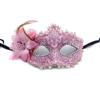 Side Flower Adult Mask Masquerade Mask New Fashion Half Face Eye Mask Party Makeup Ball Venetian Party Mardi Gras Mask