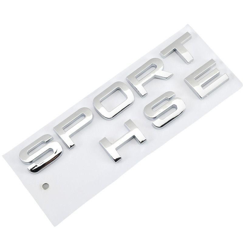 AAYT1 3d ABS Letters SPORT HSE Logo Car Rear Trunk Emblem Badge For Land Range 2014 2006 2009 2018 Sport HSE Sticker Accessories