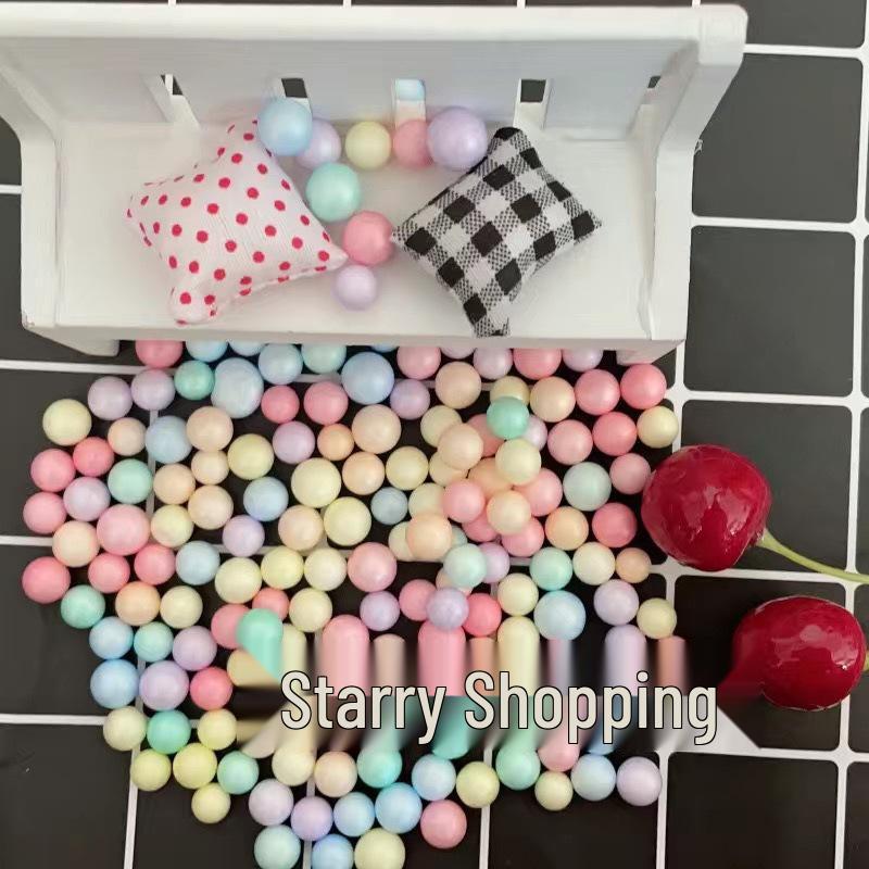 Foam Meteor Gift Box Filler: Round Particle Bobo Balls for Christmas Decoration, Alternative To Raffia