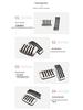 Non-Slip Car Pedal Set for Cadillac SRX: Accelerator, Brake, and Rest Area Decorative Accessories