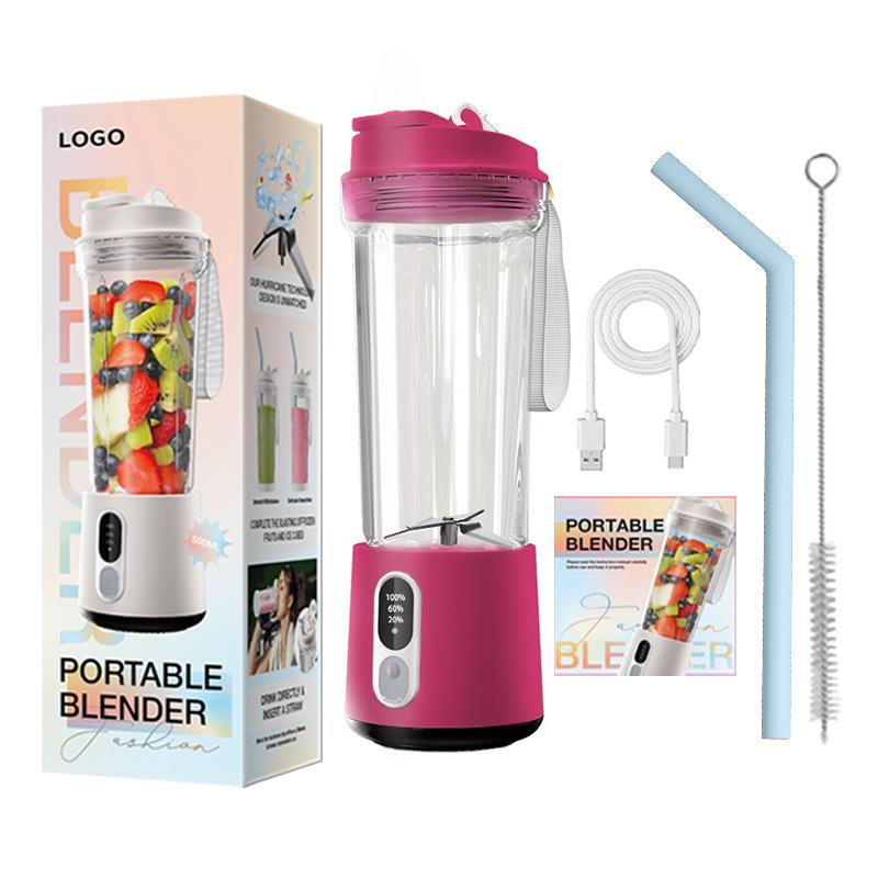 Portable Multifunctional Blender & Juicing Cup - 600ML Upgraded Ice Crushing Juicer