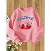 European Size unisex Round Neck Hoodie Fashion Print Versatile Top