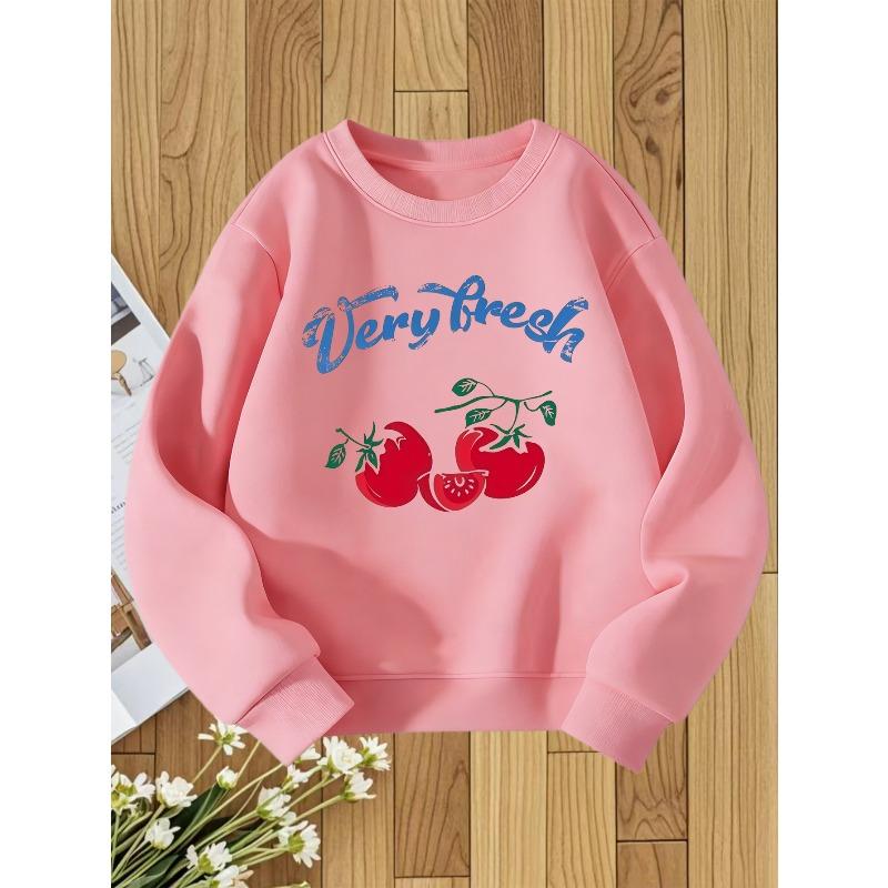 European Size unisex Round Neck Hoodie Fashion Print Versatile Top