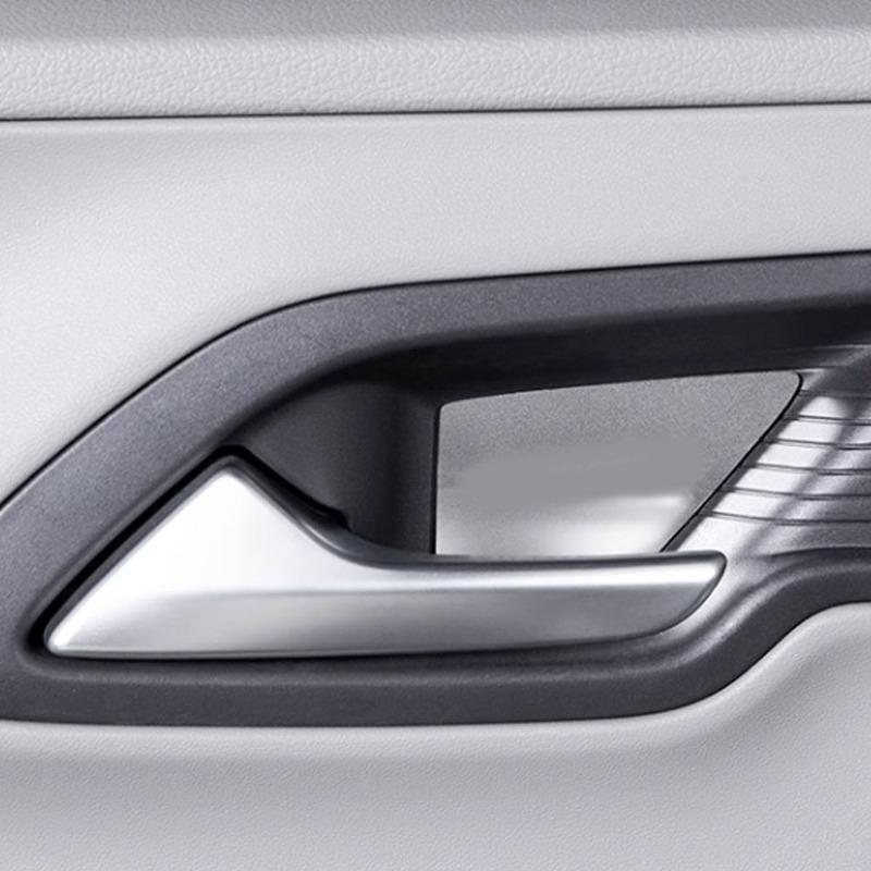 For Hyundai Custo    2024 Steel Car Front Inner Door Bowl Sticker Decoration Trim Cover Armrest Interior Accessories