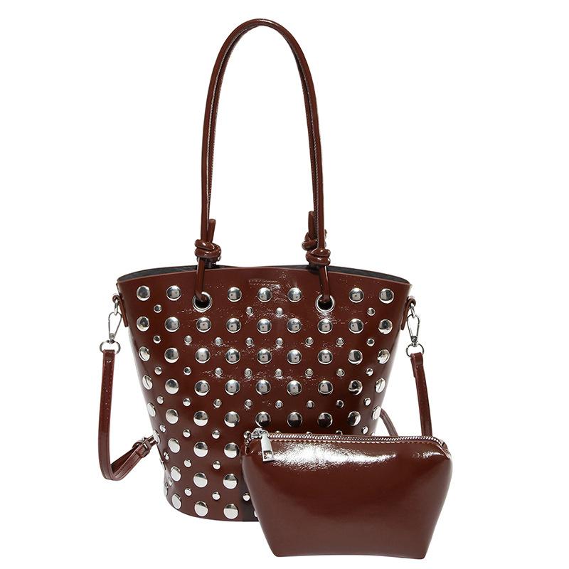 Large-capacity, High-end, Lazy and Fashionable, Hollowed-out Carved Commuting Single-shoulder Underarm Bag