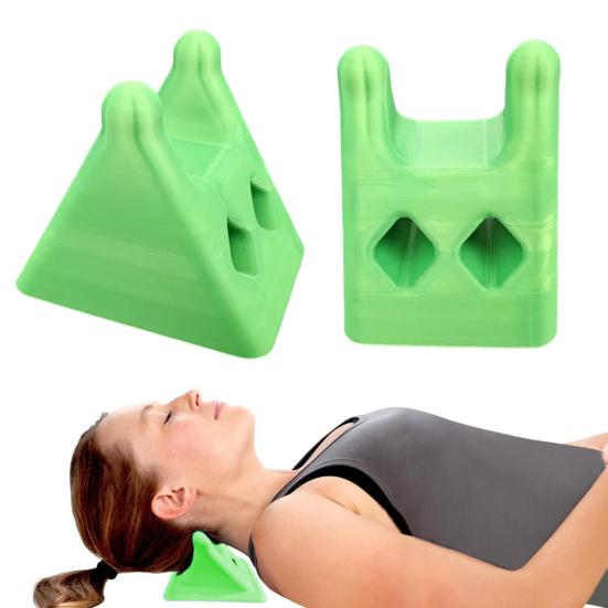 Neck Relief Massager Ergonomic Acupressure Tool for Tension & Pain Portable Plastic Trigger Point Muscle Relaxer for Office Home Travel Use