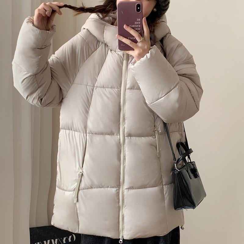 Fashion Winter Woman Long Coat Hooded Loose Women's Parkas Thick Warm Jackets