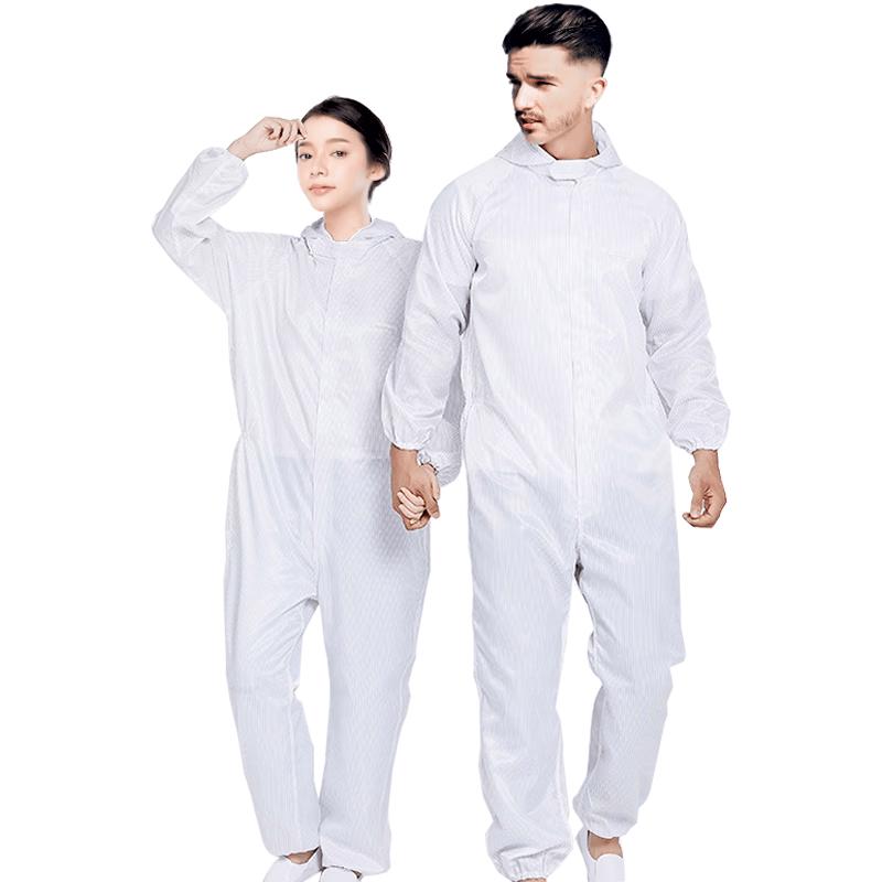 Jiuqiangu Anti-Static Dust-Free Hooded Coverall XXL