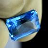 9.75 Ct Rare Sapphire CERTIFIED Loose Gemstone Natural Unique Blue Emerald Cut AR-582