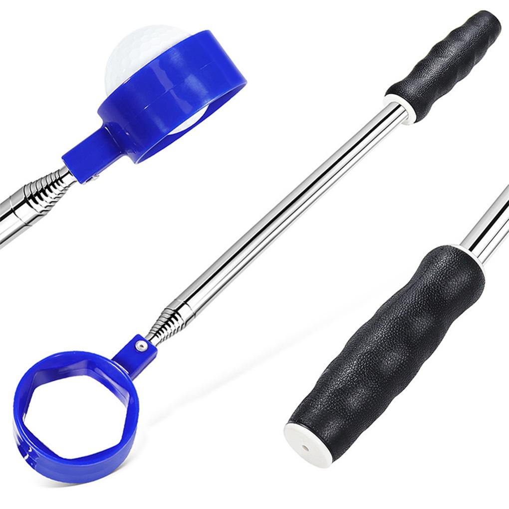 Golfs Ball Retriever Telescopic Balls Picker 6/9 Ft Grabber Scoop Nylon Cup Extendable Training Aids for Water