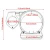 Langlebige Seitenständer-Instrumentenhalterung für Motorräder Seitenmontage-Instrumentenhalterung für -Davidson XL883/1200C/N/L/R X48