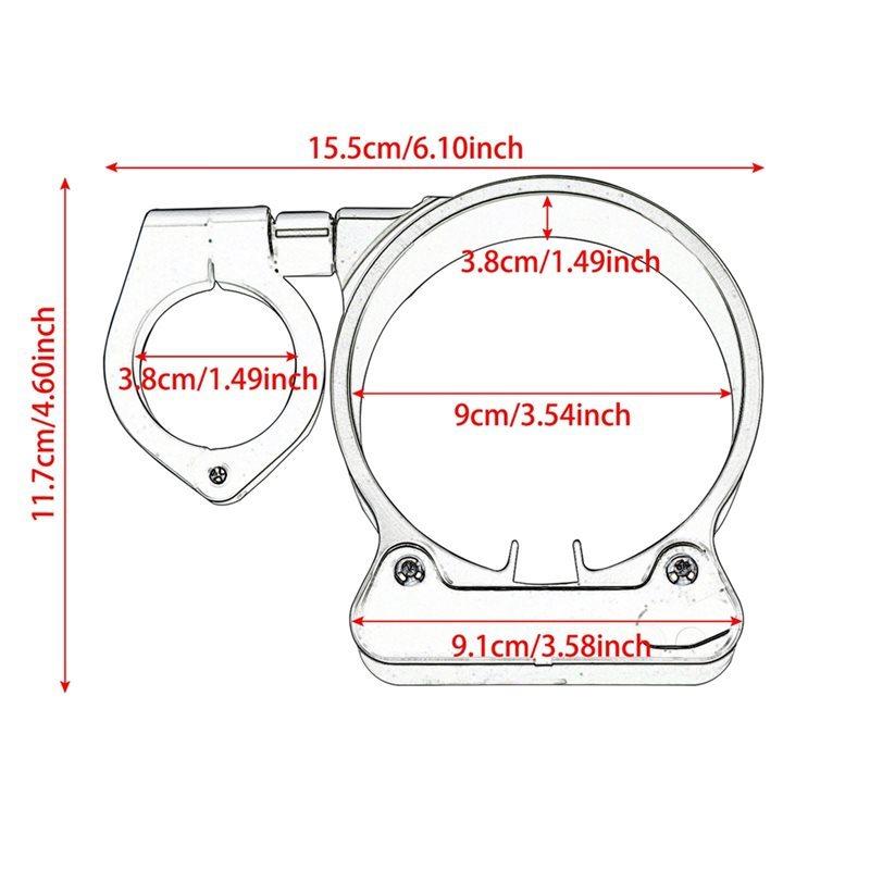 Langlebige Seitenständer-Instrumentenhalterung für Motorräder Seitenmontage-Instrumentenhalterung für -Davidson XL883/1200C/N/L/R X48
