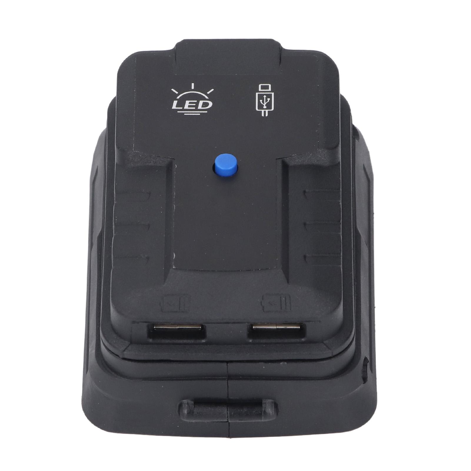 

Светодиодный рабочий свет Наружная аварийная ремонтная лампа Преобразователь батареи для литий-ионного аккумулятора BAT618 18 В