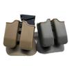 Doppelmagazinhalter Universal 9mm .40 Mag Holster für Glock 17 Beretta M9 M92 USP Paddle Magazintasche Etui