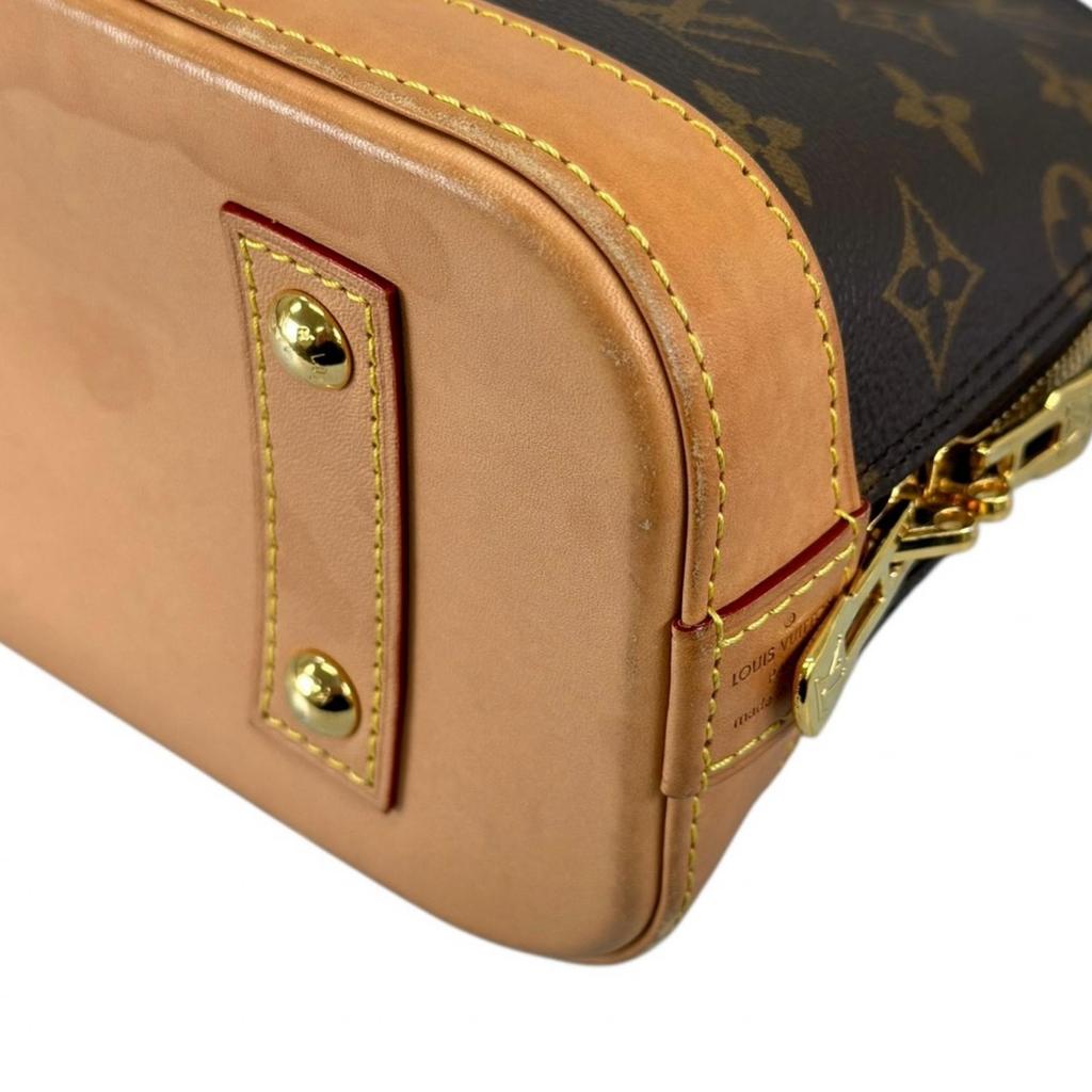 Louis Vuitton Bolsa Alma BB M53152 Marrom Feminina 2WAY usada