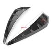 2pcs Car Shark Grille Air Flow Side Vent Exterior Grill Decoration For Honda Civic2016 20172018 2019ABS Plastic Carbon Fiber