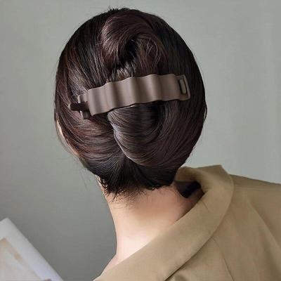 Mléčná spona do culíku Jelly Barva Spona do vlasů Ženy Akrylová vlna Banánová spona Sponka do culíku Twist Pokrývka hlavy