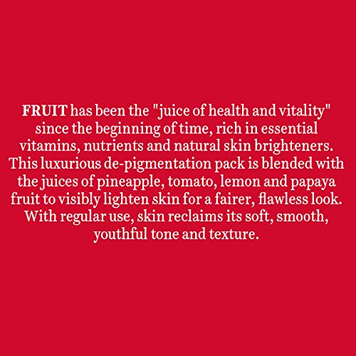 Biotique Fruit Brightening Face Pack 100g | Tan Removal & Depigmentation | Natural Ayurvedic Glow for All Skin Types