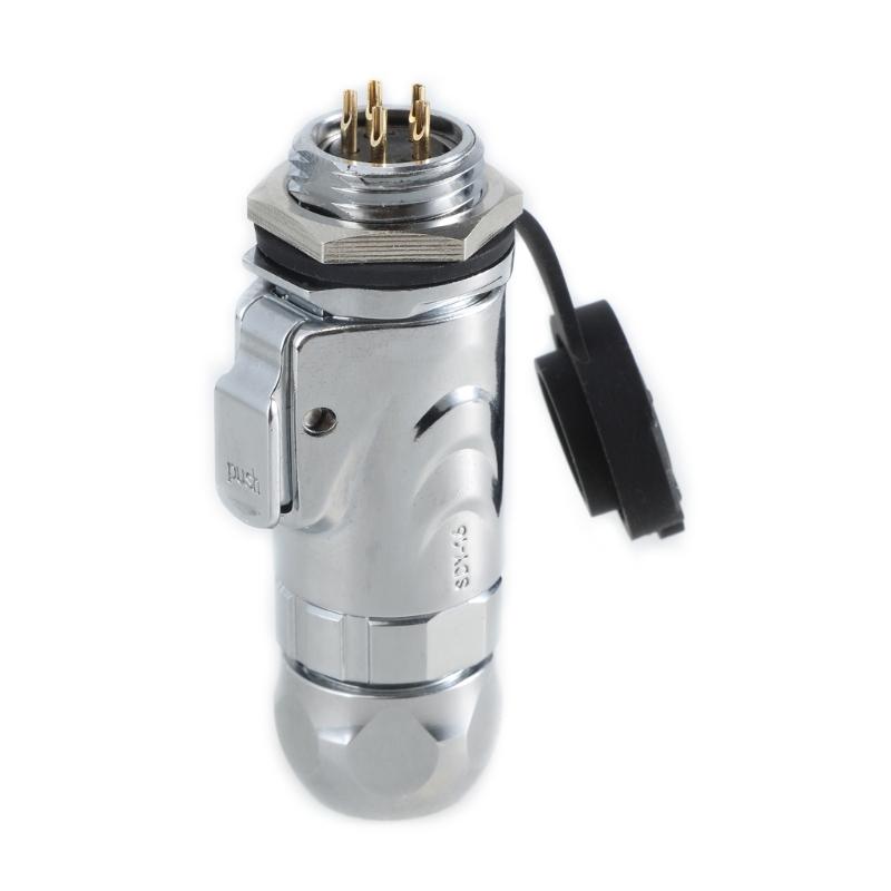 LP16 Fast Locking Aviation Connector Plug with LP12 Socket Full Metal Waterproof 2 3 4 5 7 9Pin Optional Full Metal