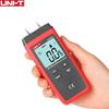  UT377A Digital Wood Moisture Meter Hygrometer Humidity Tester for Paper Plywood Wooden Materials LCD Backlight