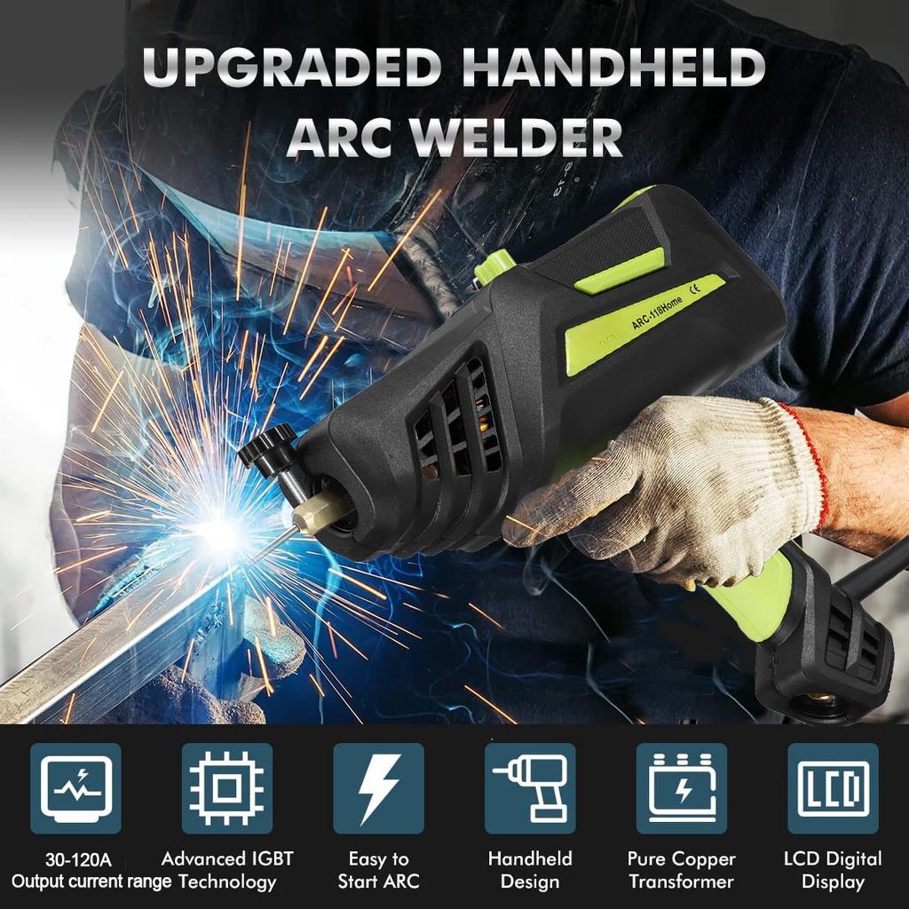 4100W Handheld Arc Welder Semi-automatic Welding Machine Automatic Digital Intelligent Current Adjustment Welder