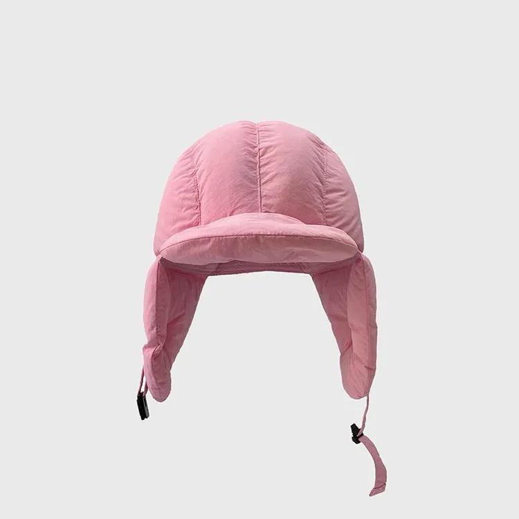 WTEMPO Warm Mixed Cotton Hats Solid Color Thickened Winter Ear Protection Hats Windproof Cold-proof Outdoor Cycling Skiing Hats