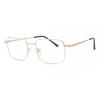 Full Rim Rectangle Matte Gold Smartbuy Collection Morph Mc93 Fashion Unisex Eyeglasses