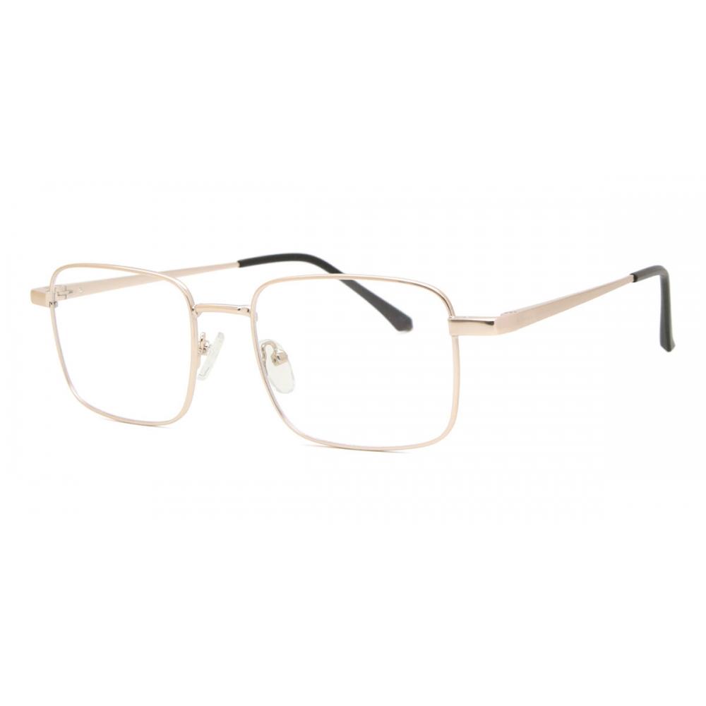 Full Rim Rectangle Matte Gold Smartbuy Collection Morph Mc93 Fashion Unisex Eyeglasses