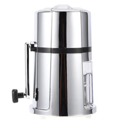 Trituradora de hielo manual, trituradora de hielo raspado portátil comercial para el hogar con cuchilla de acero inoxidable