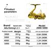 Golden Spinning Reel Fishing Reel Golden Speed Ratio Unloading Alarm Metal Line Cup Maximum Resistance 16kg Suitable for Fresh Water and Sea Water