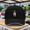 Jack Russell Terrier Dog Print Baseball Cap Adjustable Curved Brim Adult Unisex Casual Sports Hat